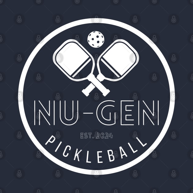 NPG Logo Tee- full wh by Nu-Gen Pickleball