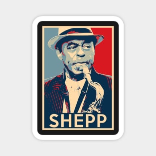 Archie Shepp Hope Poster - Greats of contemporary African American instrumental music Magnet