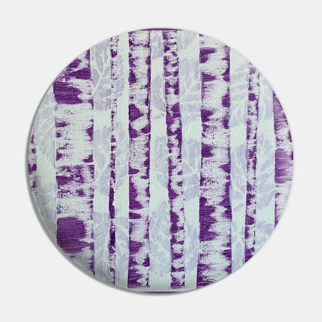 Purple Birch Trees on Leaf Background Pin by J&S mason