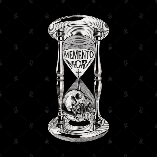 Memento Mori Hourglass Remember Death by Beltschazar