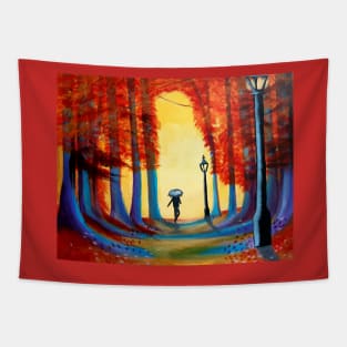 The colours of Autumn beautiful vibrant colourful Tapestry