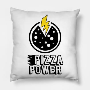 Powered by Pizza - Pizza is love & Life Pillow