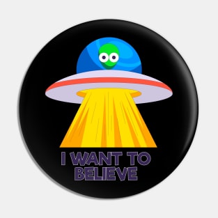 I want to believe-ufo Pin