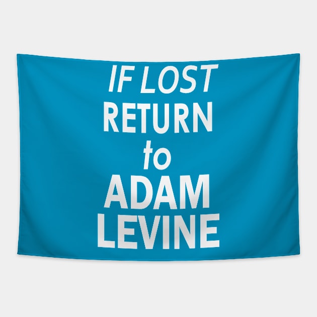 Return to Adam Levine Tapestry by CoolTShirts