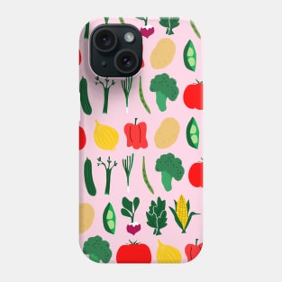 Cute Vegetables Pattern Phone Case