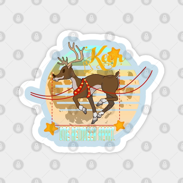 Keep One Reindeer Apart Magnet by MisconceivedFantasy