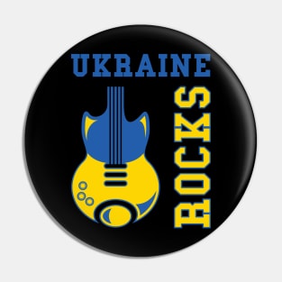 Ukraine Rocks! Pin