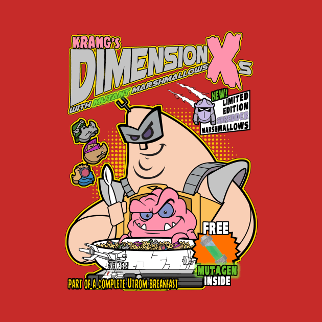 Krang's Dimension Xs Cereal by Tom Krohne