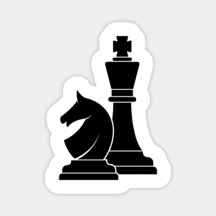 Chess King And Knight Magnet