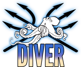 Scuba diving  t- shirt designs Magnet