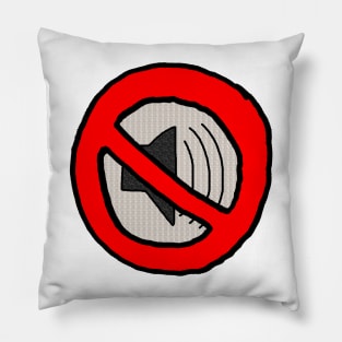 Mute Sign Pillow