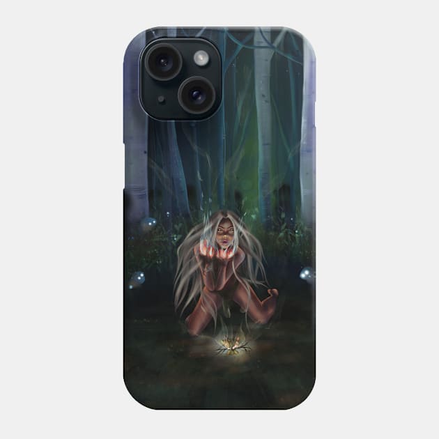 Witch Phone Case by Fatchilart