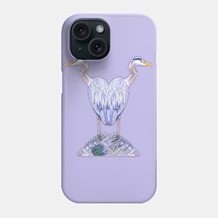 A heart for herons Phone Case