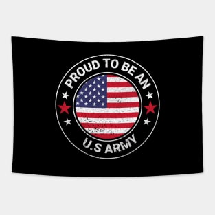 Proud to be an us army design Tapestry