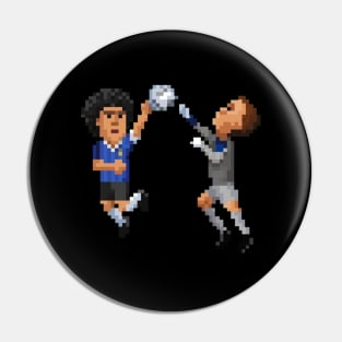 Maradona moment 8bit Pin