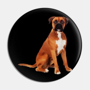 Boxer Dog, Brown Boxer Dog Lover Pin