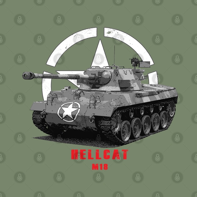 M18 Hellcat Military tank WW2 by Jose Luiz Filho