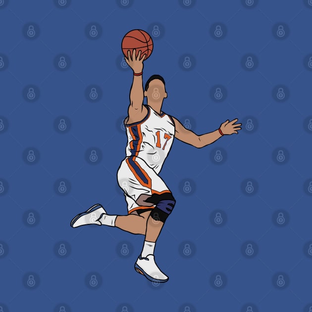 Jeremy Lin Layup by rattraptees