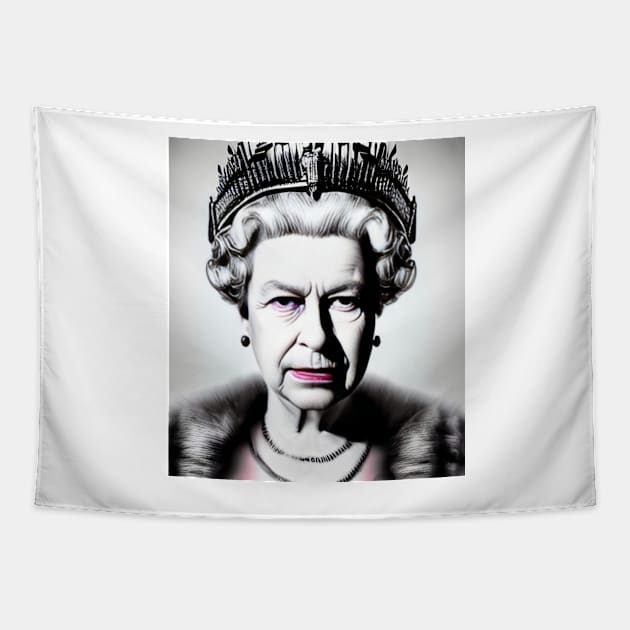 Queen Elizabeth II Tapestry by BryanWhipple