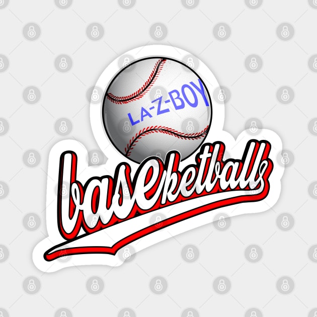 BASEketball Magnet by wet_chicken_lip