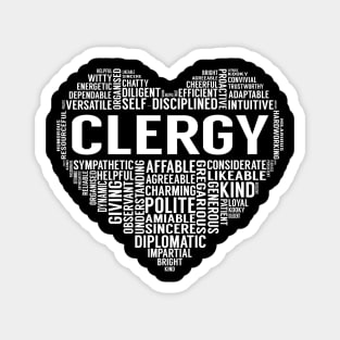 Clergy Heart Magnet