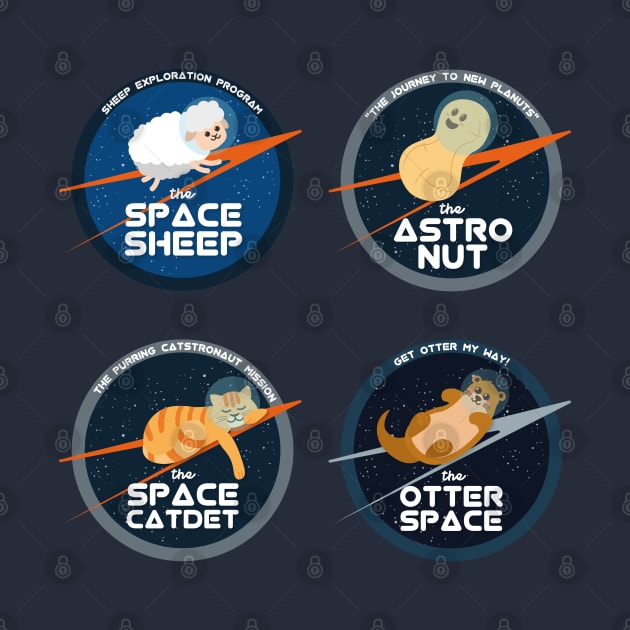 Astronomy Puns | Gift Ideas | Funny Space Mission Patch by Fluffy-Vectors