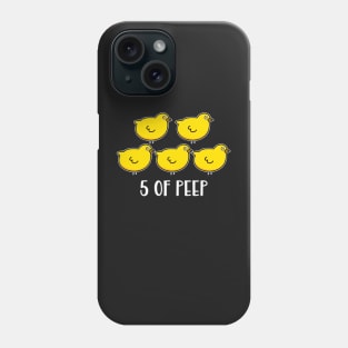 Five Of PEEP - Respiratory Therapist Phone Case