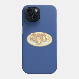 Cannoli cartoon illustration Phone Case