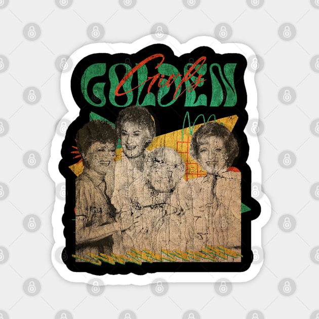 VINTAGE POP RETRO -Golden Girls Keep Smile - STYLE 70S Magnet by gundalaheros