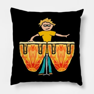 Conga Percussion Pillow