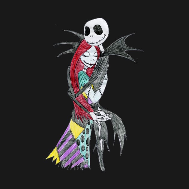 Jack and Sally by giuliadrawsstuff