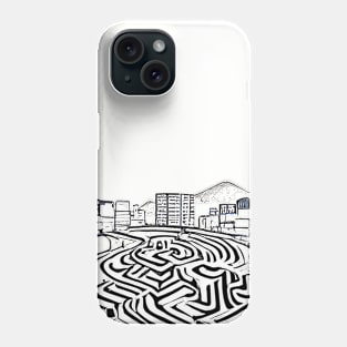 The entrails of the city Phone Case