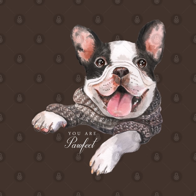 Sweet Pawfect Frenchie by Lucia