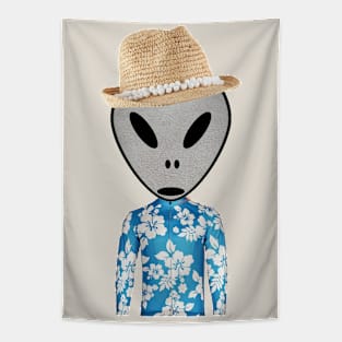 An Alien in Hawaii Tapestry