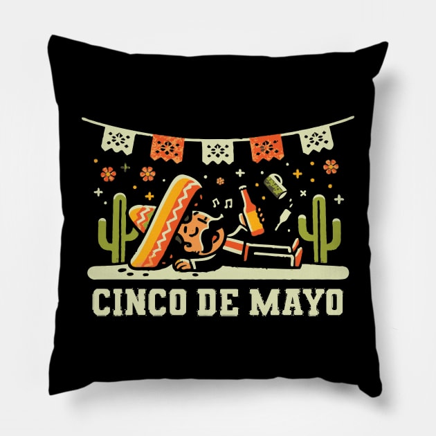 Cinco de Mayo Pillow by Trendsdk