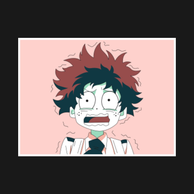 Disover Izuku Midoriya Funny Face - Izuku Midoriya - T-Shirt