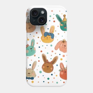 Bunnies party Phone Case