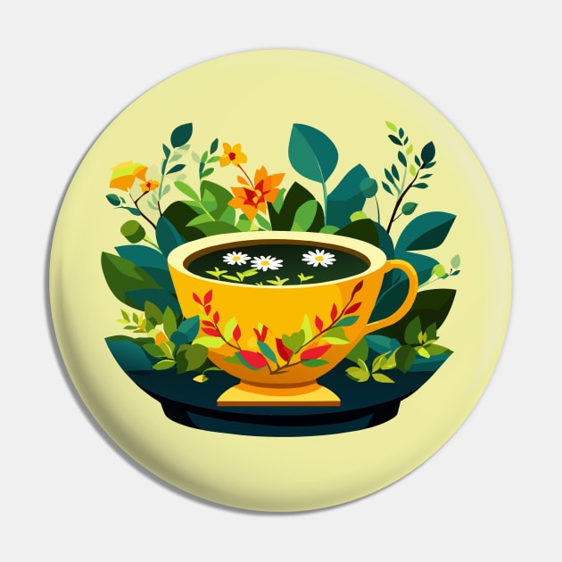 cup of flowers Pin by Lilbangdesigns