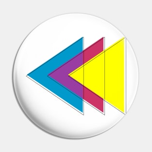 Throwback (CMYK) Pin