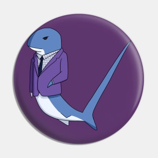 Stylish Thresher Shark Pin