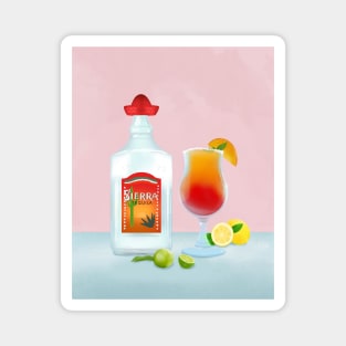 Tequila Sunrise Magnet