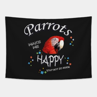 parrots make me happy Tapestry