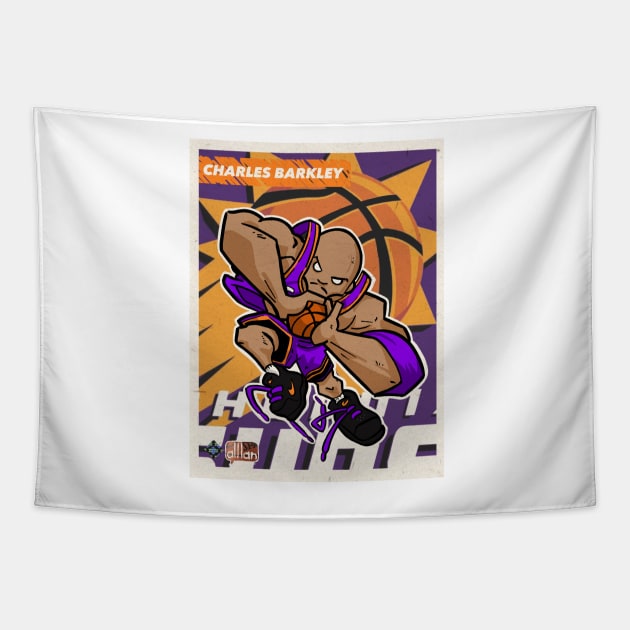 Charles Barkley Tapestry by alllk