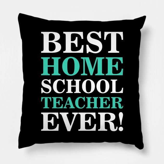 best homeschool teacher ever Pillow by societee28