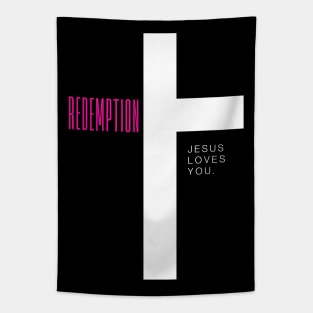 Redemption - Jesus Loves You Tapestry