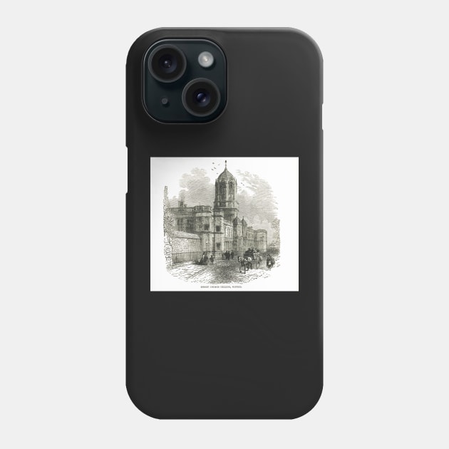 Christ Church College in Oxford Phone Case by artfromthepast