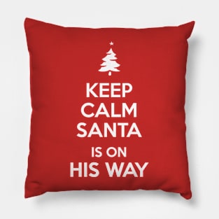 Keep Calm Santa Pillow