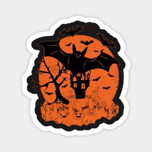 Its Frickin Bats | Halloween Magnet