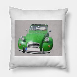 2CV 6 duck green Pillow