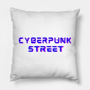 Cyberpunk Street | T-shirt Pillow